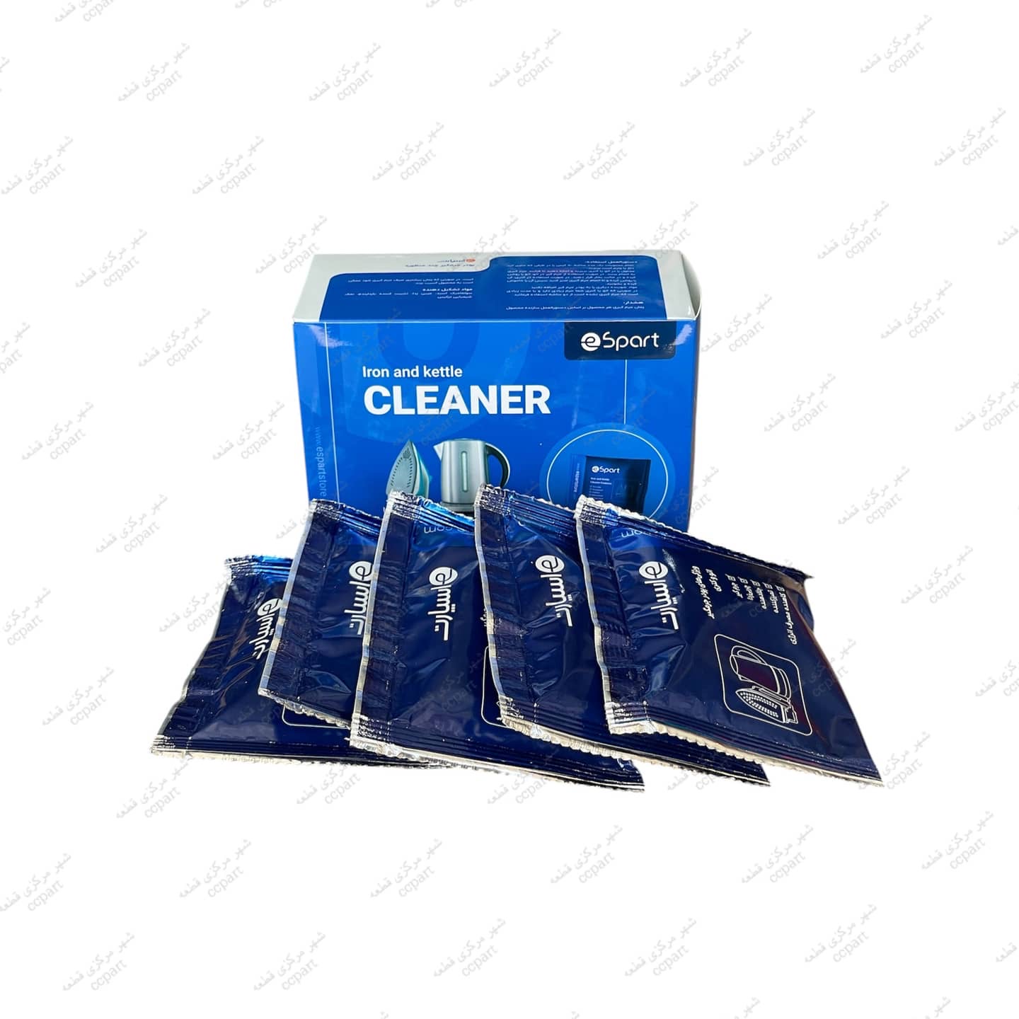 پودر جرمگیر اتو و کتری برند اسپارت بسته 5 عددی